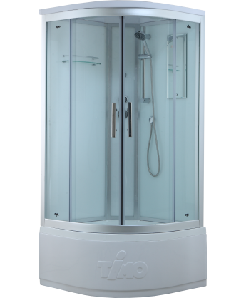 Timo Standart T-6600 Silver  душевая кабина (100*100*220), шт 
