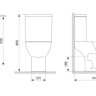 468600SC Palace Grand унитаз-компакт без ободка с сиденьем микролифт - 468600SC Palace Grand унитаз-компакт без ободка с сиденьем микролифт