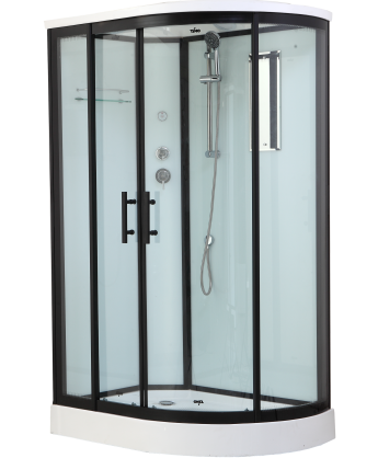 Timo Standart T-6602 Black L душевая кабина (120*85*220), шт 
