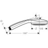 Hansgrohe  28580000  ручной душ Croma 100  1jet - Hansgrohe  28580000  ручной душ Croma 100  1jet