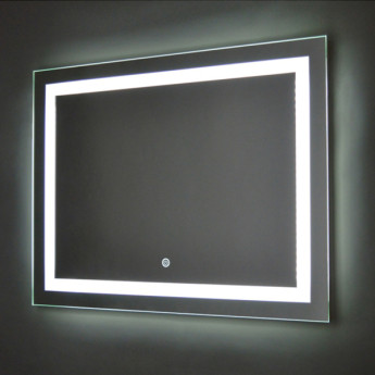 Зеркало Rimini LED 1000х800 с сенсором и линзой ЗЛП257 