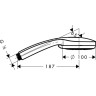 Hansgrohe  28536000  ручной душ Croma 100 Multi Hand Shower - Hansgrohe  28536000  ручной душ Croma 100 Multi Hand Shower