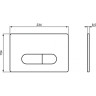 КНОПКА СМЫВА IDEAL STANDARD OLEAS M1 R0115JG МАТОВЫЙ ХРОМ - КНОПКА СМЫВА IDEAL STANDARD OLEAS M1 R0115JG МАТОВЫЙ ХРОМ