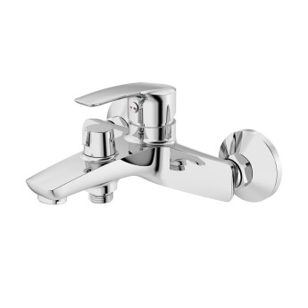 Смеситель для ванны с керамическим дивертором, Ray, Iddis, RAYSB02i02WA 