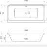 Ванна акриловая EXCELLENT Arana 180x85 - Ванна акриловая EXCELLENT Arana 180x85