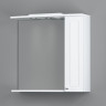 M41MPR0751WG Palace One, зеркало, частично зеркальный шкаф, правый, 75 см, с подсветкой, белый, глян - M41MPR0751WG Palace One, зеркало, частично зеркальный шкаф, правый, 75 см, с подсветкой, белый, глян
