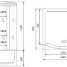Timo Standart T-1150 душевая кабина (150*88*220), шт - Timo Standart T-1150 душевая кабина (150*88*220), шт