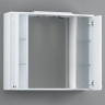 M41MPX0851WG Palace One, зеркало, частично зеркальный шкаф, 85 см, с подсветкой, белый, глянец - M41MPX0851WG Palace One, зеркало, частично зеркальный шкаф, 85 см, с подсветкой, белый, глянец