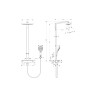 Душевая система Hansgrohe Raindance Select Showerpipe E300 2jet белый/хром 27128400 - Душевая система Hansgrohe Raindance Select Showerpipe E300 2jet белый/хром 27128400