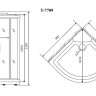 Timo Lux T-7709 душевая кабина (90*90*220), шт - Timo Lux T-7709 душевая кабина (90*90*220), шт