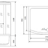 Timo Lux T-7770 душевая кабина (170*88*220), шт - Timo Lux T-7770 душевая кабина (170*88*220), шт