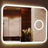 Зеркало Bliss LED 1000х700 с сенсором, часами и линзой ЗЛП256 - Зеркало Bliss LED 1000х700 с сенсором, часами и линзой ЗЛП256