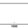 Зеркало Mercury LED 1000х700 с сенсором ЗЛП624 - Зеркало Mercury LED 1000х700 с сенсором ЗЛП624
