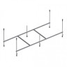 W80ASET-170AC Ванна Like 170x70 с каркасом и шторкой на б/в W80BS-100-140CT + ДС Like F0780700 - W80ASET-170AC Ванна Like 170x70 с каркасом и шторкой на б/в W80BS-100-140CT + ДС Like F0780700
