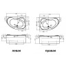 Ванна акриловая Kolpa-San LULU 170x100 Basis правая - Ванна акриловая Kolpa-San LULU 170x100 Basis правая