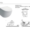Vitra Sento 4448B003-6073 унитаз подвесной, сиденье микролифт - Vitra Sento 4448B003-6073 унитаз подвесной, сиденье микролифт