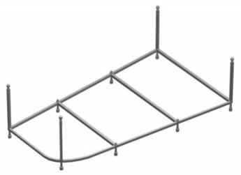 W72A-160-100W-R2 каркас для ванны spirit 160х100 