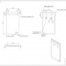 Зеркало Cersanit LED 010 base 40*70, с подсветкой - Зеркало Cersanit LED 010 base 40*70, с подсветкой
