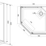Timo Premium ILMA 709 душевая кабина (90*90*222) - Timo Premium ILMA 709 душевая кабина (90*90*222)