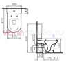 Vitra Zentrum 9012В003-7202 унитаз пристенный напольный с сидением микролифт - Vitra Zentrum 9012В003-7202 унитаз пристенный напольный с сидением микролифт