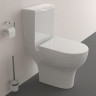 Унитаз напольный Vitra Zentrum 9012В003-7204 Open-back с сиденьем микролифт - Унитаз напольный Vitra Zentrum 9012В003-7204 Open-back с сиденьем микролифт