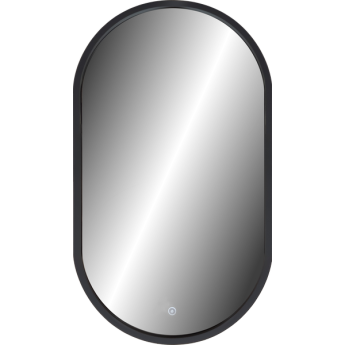 Зеркало Prime Black Led 450х800 в МДФ раме ЗЛП1099 