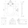 C741700SC Sense подвесной унитаз без ободка с сиденьем микролифт - C741700SC Sense подвесной унитаз без ободка с сиденьем микролифт