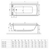 Ванна акриловая EXCELLENT Aquaria 150x70 - Ванна акриловая EXCELLENT Aquaria 150x70
