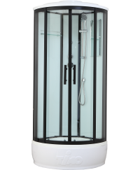 Timo Standart T-6680 Black душевая кабина (80*80*220), шт